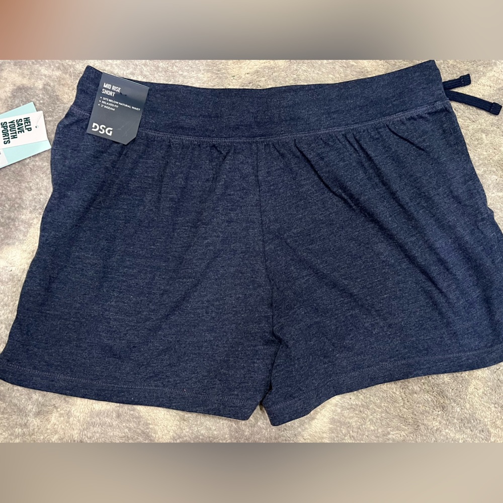 Women’s DSG Core Opp Shorts Navy Heather 3” Mid Rise size Medium - Picture 2 of 5